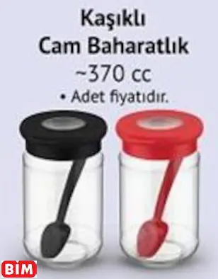 KAŞIKLI  CAM BAHARATLIK